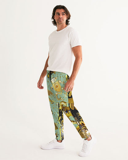 Outer Space Abstrak Men's All-Over Print Joggers