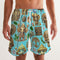 Elephant Collection Men's All-Over Print Swim Trunk