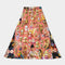 Womens Abstrak Women's All-Over Print A-Line Midi Skirt