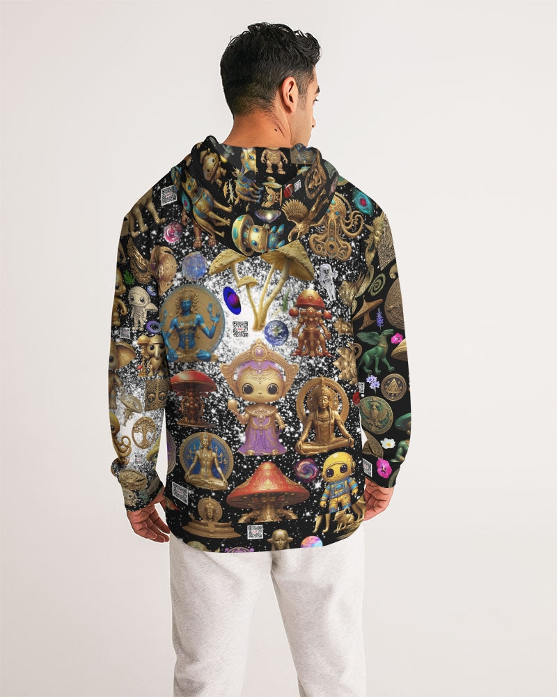 Elephant Collection Men's All-Over Print Hoodie