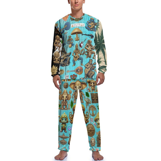 180gsm Men's Loungewear Set JJ1201 (All-Over Printing)