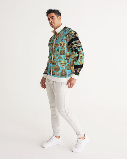 Elephant Collection Men's All-Over Print Track Jacket