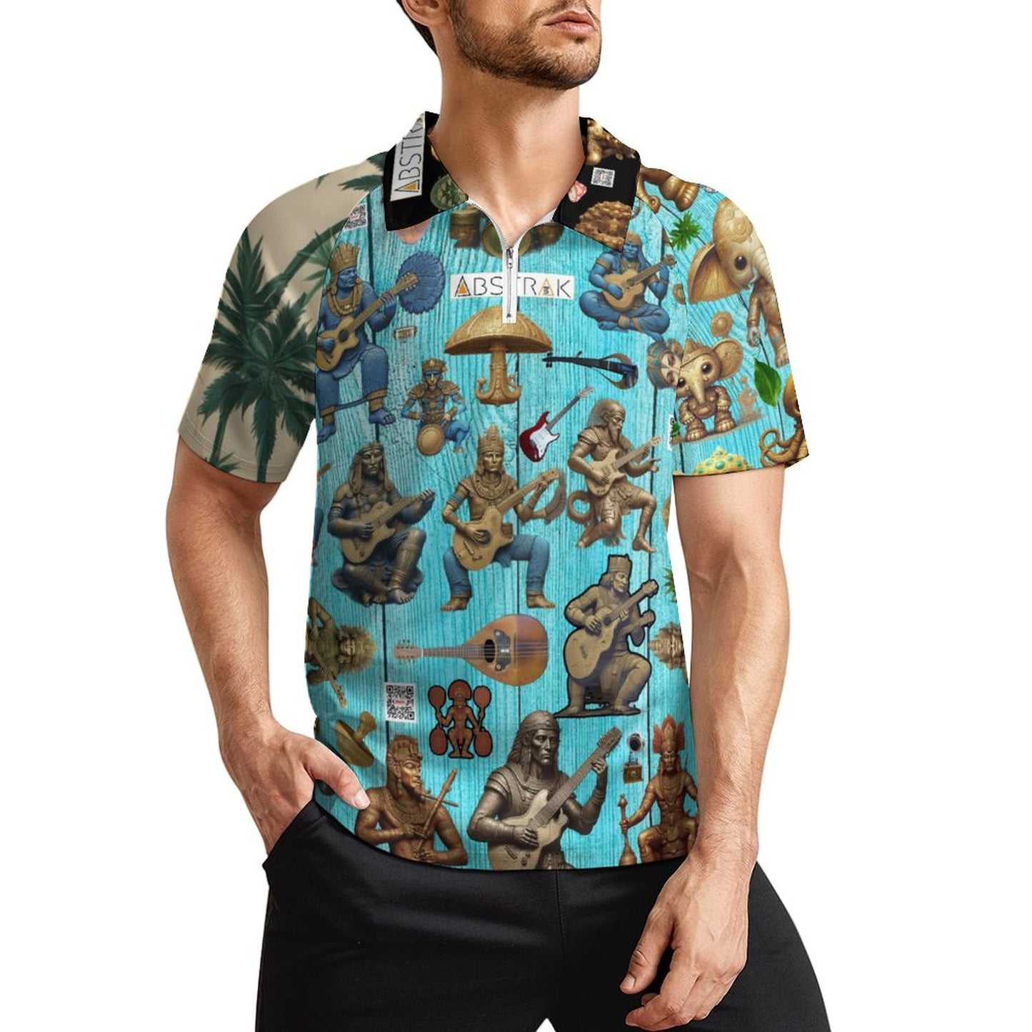 Short Sleeved Sportswear Men's T Shirt LTPL20 (All-Over Printing)