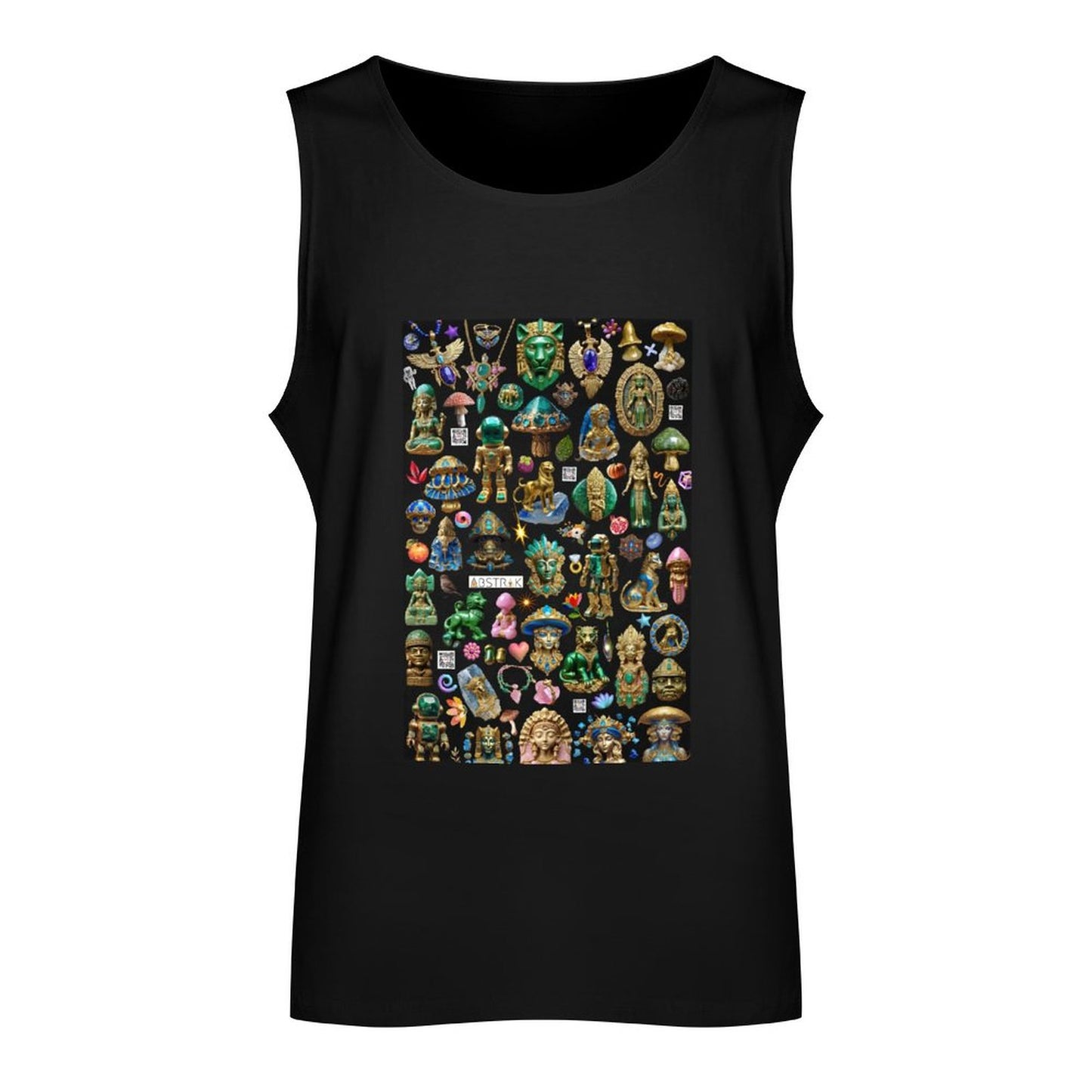 DTF 160gsm Men's Cotton Tank Top BX (Front Printing)