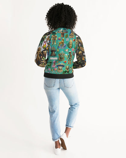 IMG_3100 Women's All-Over Print Bomber Jacket