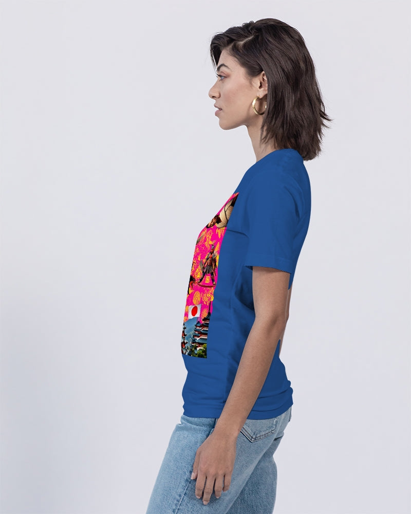 Trendy Abstrak Pattern Unisex Jersey V-Neck Tee | Bella + Canvas