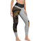 Custom Printed Honeycomb Textured Yoga Pants for Women (All-Over Printing)