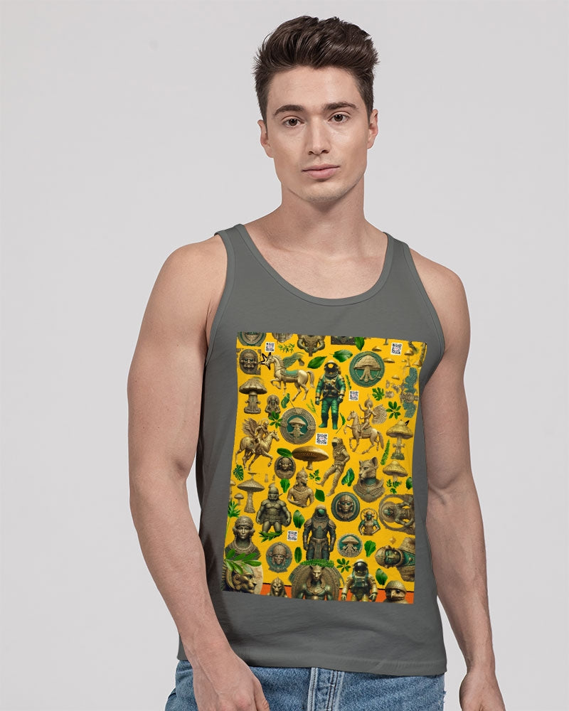 Mushroom Abstak Collection Unisex Jersey Tank | Bella + Canvas