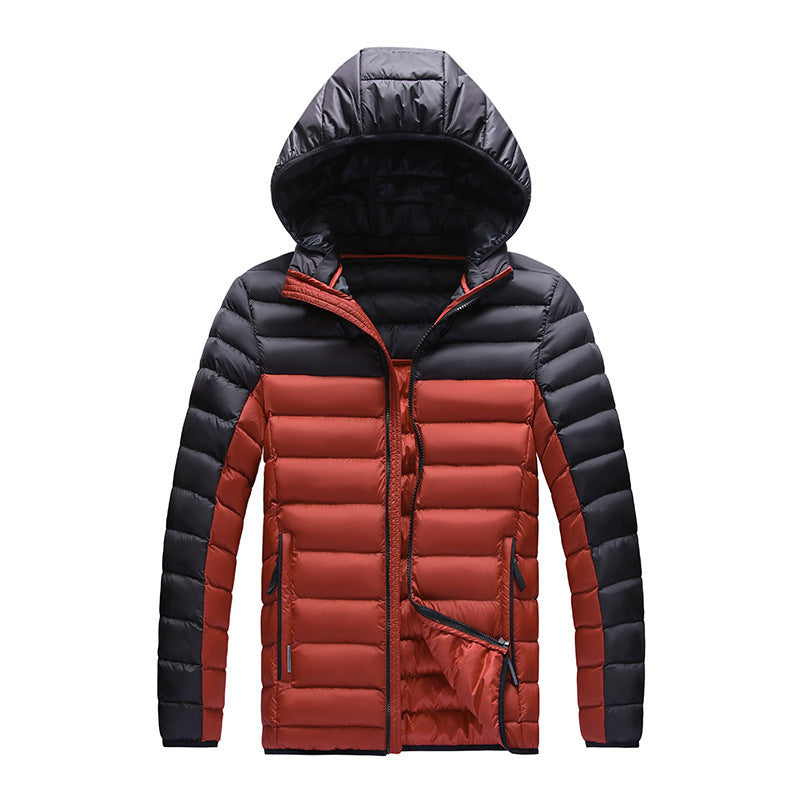 Men's Cotton-padded Coat Hooded Coat Winter