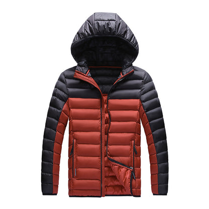 Men's Cotton-padded Coat Hooded Coat Winter