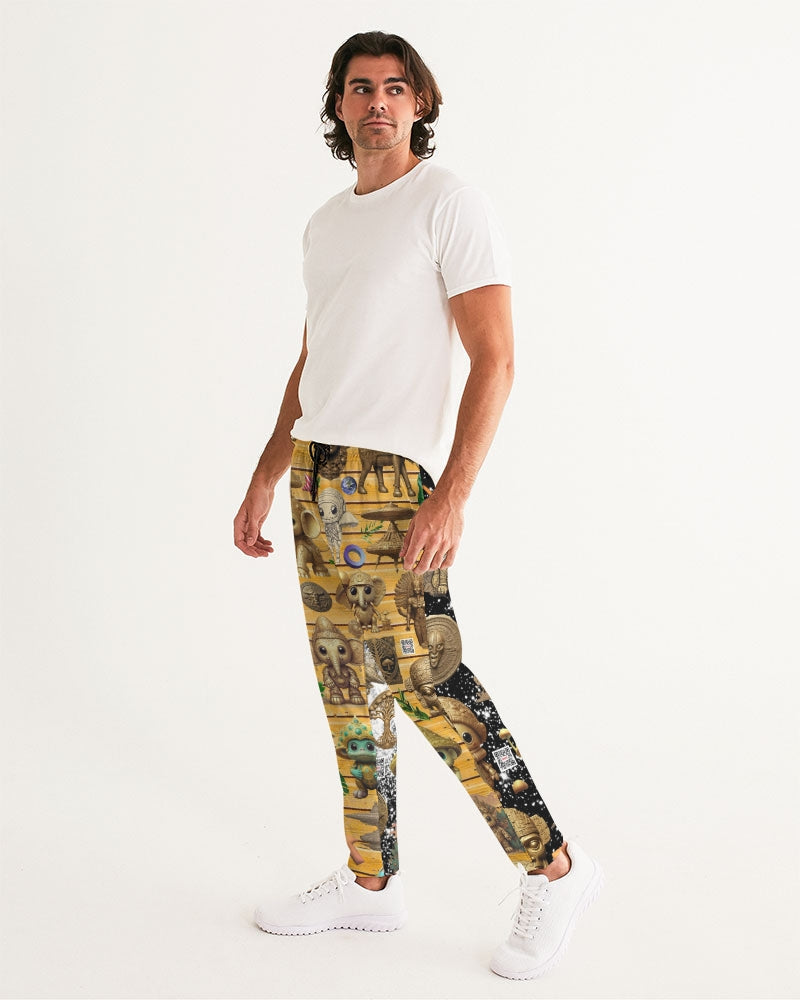 Elephant Collection Men's All-Over Print Joggers