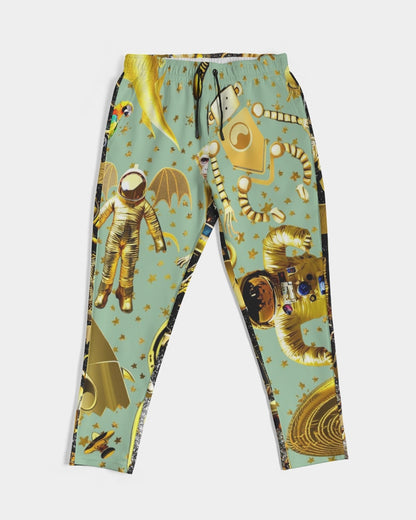 Outer Space Abstrak Men's All-Over Print Joggers