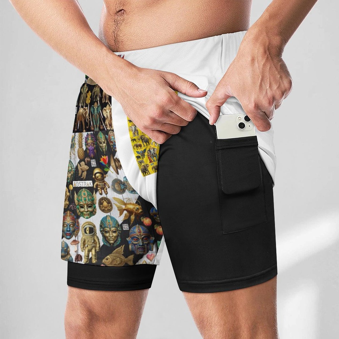 Men Beach Shorts with 4 Pockets DS076