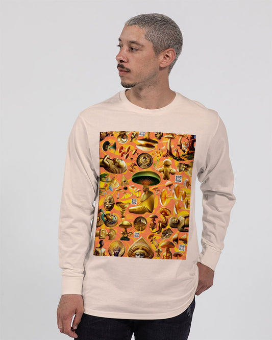 Illustration Abstrak Unisex Long Sleeve Tee | Lane Seven