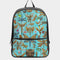 Abstrak dragonfly Classic Faux Leather Backpack