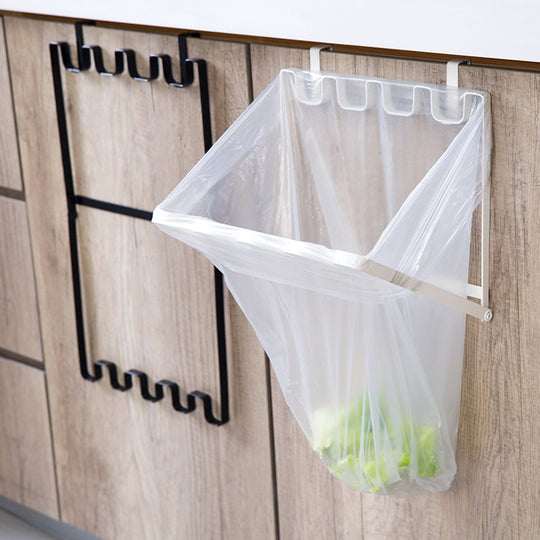 Portable Kitchen Cabinet Trash Bag Storage Rack