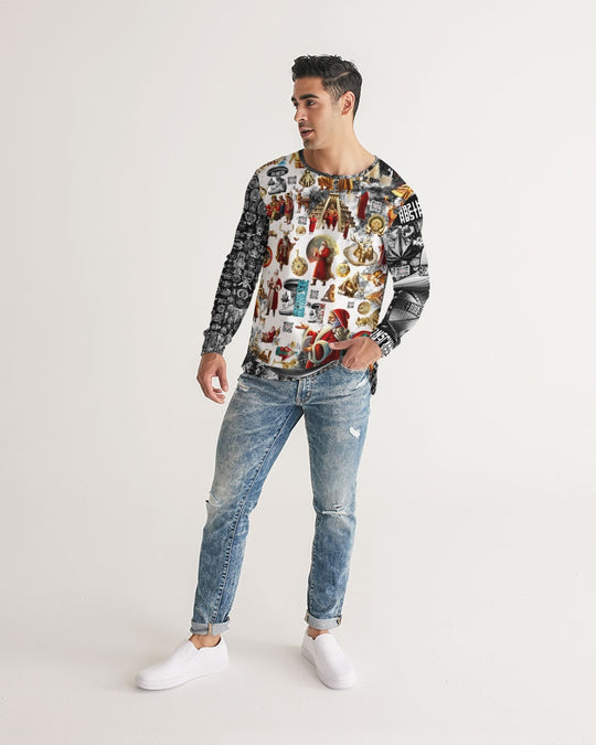 Matrix Vison Men's All-Over Print Long Sleeve Tee