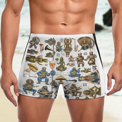 Fashionable Men's  boardshorts Swim Trunks DN003 (All-Over Printing)