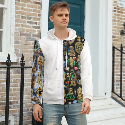 230gsm Men’s Zip Up Hoodie GH (All-Over Printing)