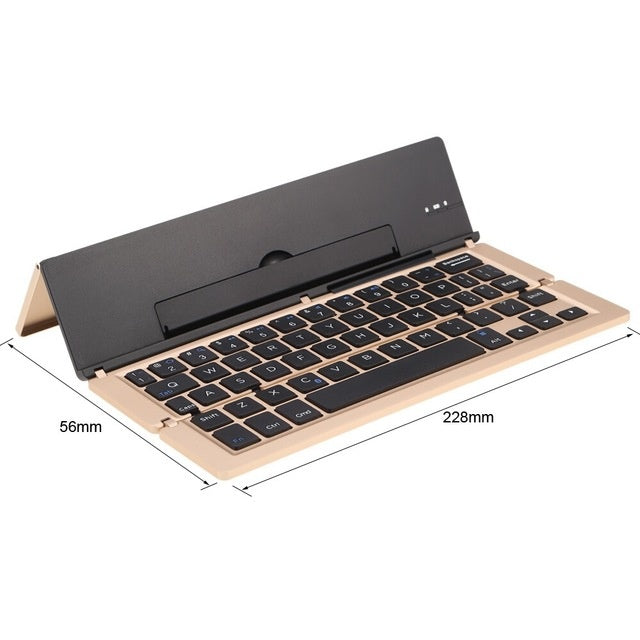 Folding ultra-thin Bluetooth keyboard