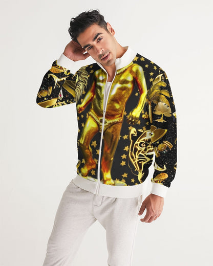 Outer Space Abstrak Men's All-Over Print Track Jacket