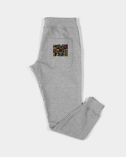 Alien Trendy Abstrak Collection Unisex Premium Fleece Joggers | Lane Seven