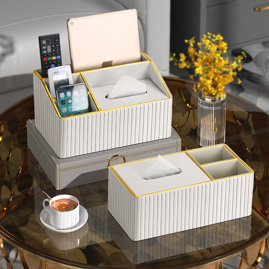 Household Tissue Box Table Remote Control Storage Boxes