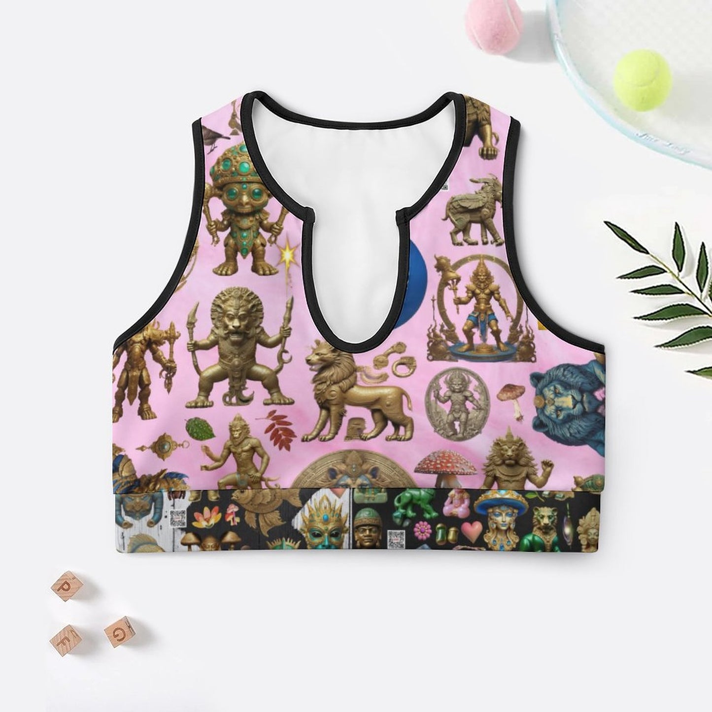 Custom Printed Yoga Tank Tops YJ053 (All-Over Printing)