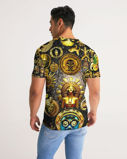 Ancient Abstrak Men's All-Over Print Tee