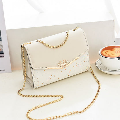 New Women's Bag Single Shoulder Crossbody Bag Sequin Fashion Bag Korean Edition Women's Shoulder Bag Mobile Bag Wallet Trend