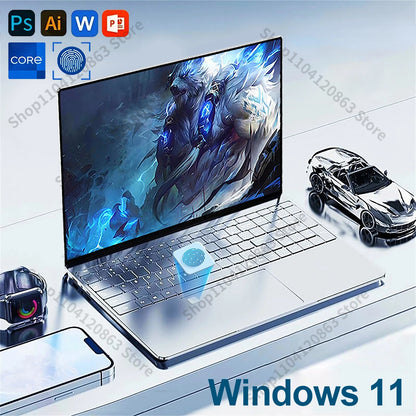 15.6' Office Study Laptop Computer Windows 11 32GB DDR4 1TB SSD N95 Unlock Notebook PC Computer FHD Display computer  notebook