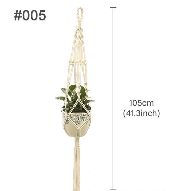 Artificial Plants Hanging Basket With Hook Macrame Plant Holder For Home Wedding Decor DIY Hanging Garland Fake Flowers Plant