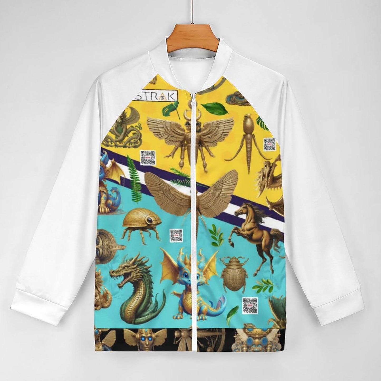 Raglan Zip-up Shirt WY10 (All-Over Printing)