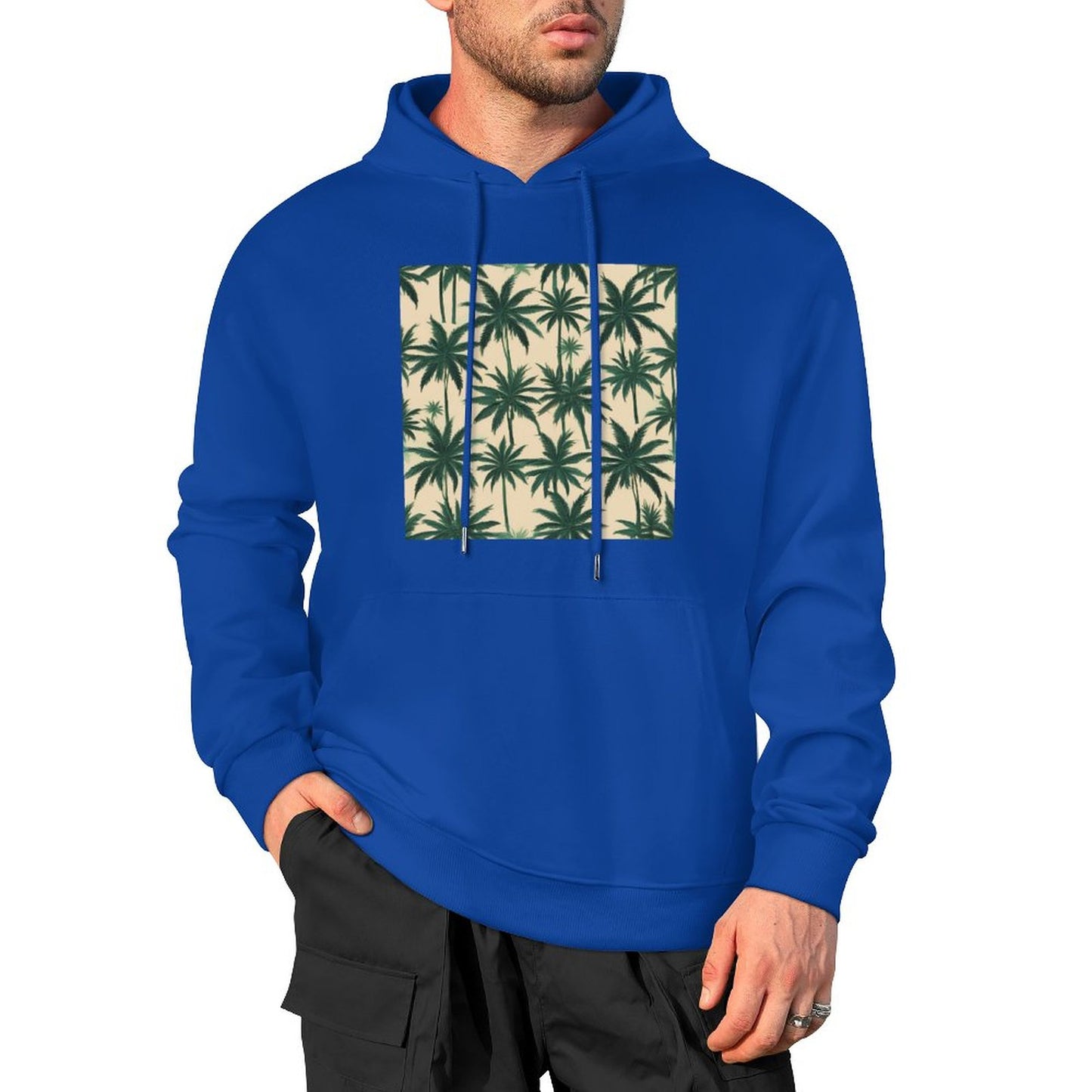 DTF 250gsm Cotton Men's Hoodie with Pocket (Front Printing)