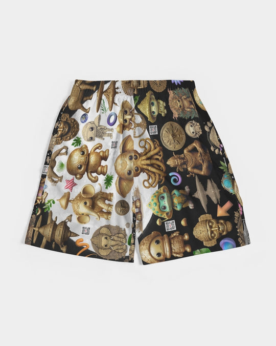 Elephant Collection Men's All-Over Print Jogger Shorts