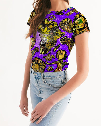 Ancient Abtsrak Women's All-Over Print Tee