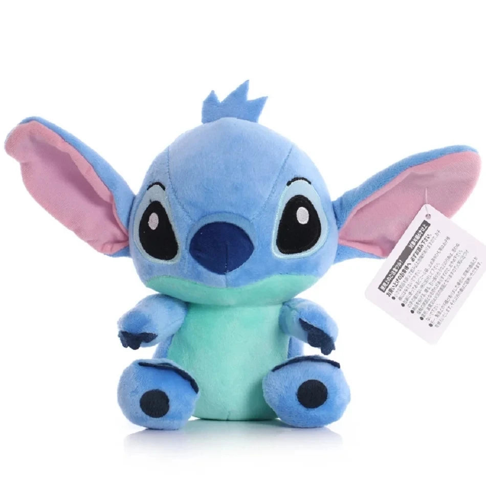 20cm Original Plush Stitch Baby Movie Cartoon Model Doll Children Action Figures Stuffed Toys Pendant Gifts