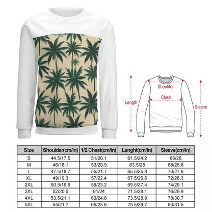 250gsm Round Neck Men's Sweatshirt 4T35 (All-Over Printing)