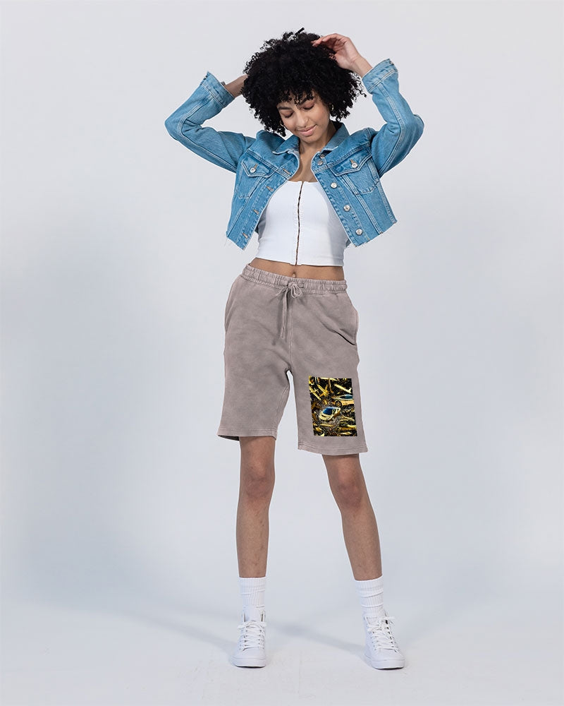 Robotic Abstrak Unisex Vintage Shorts | Lane Seven