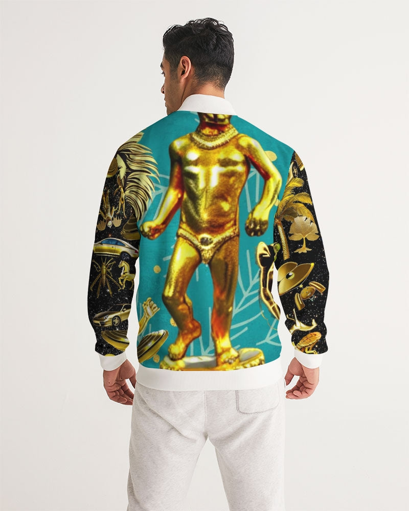 Outer Space Abstrak Men's All-Over Print Track Jacket