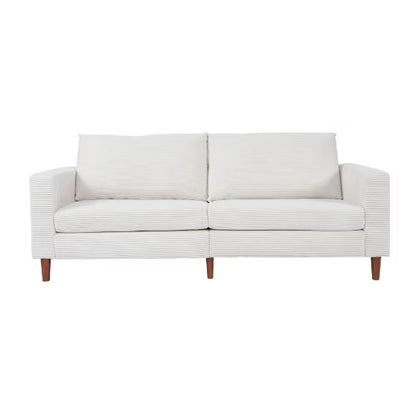 Beige Linen Sofa