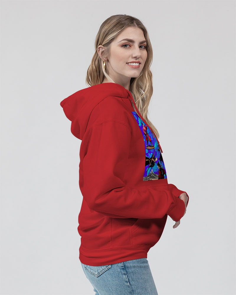 Trendy Abstrak Pattern Unisex Premium Pullover Hoodie | Lane Seven