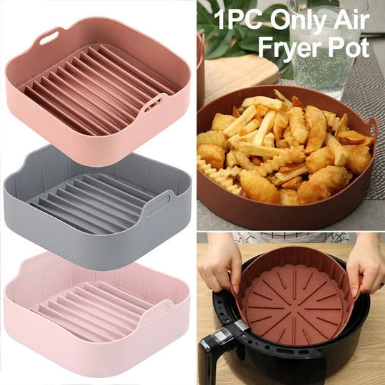 Multi-Color Air Fryer Silicone Basket