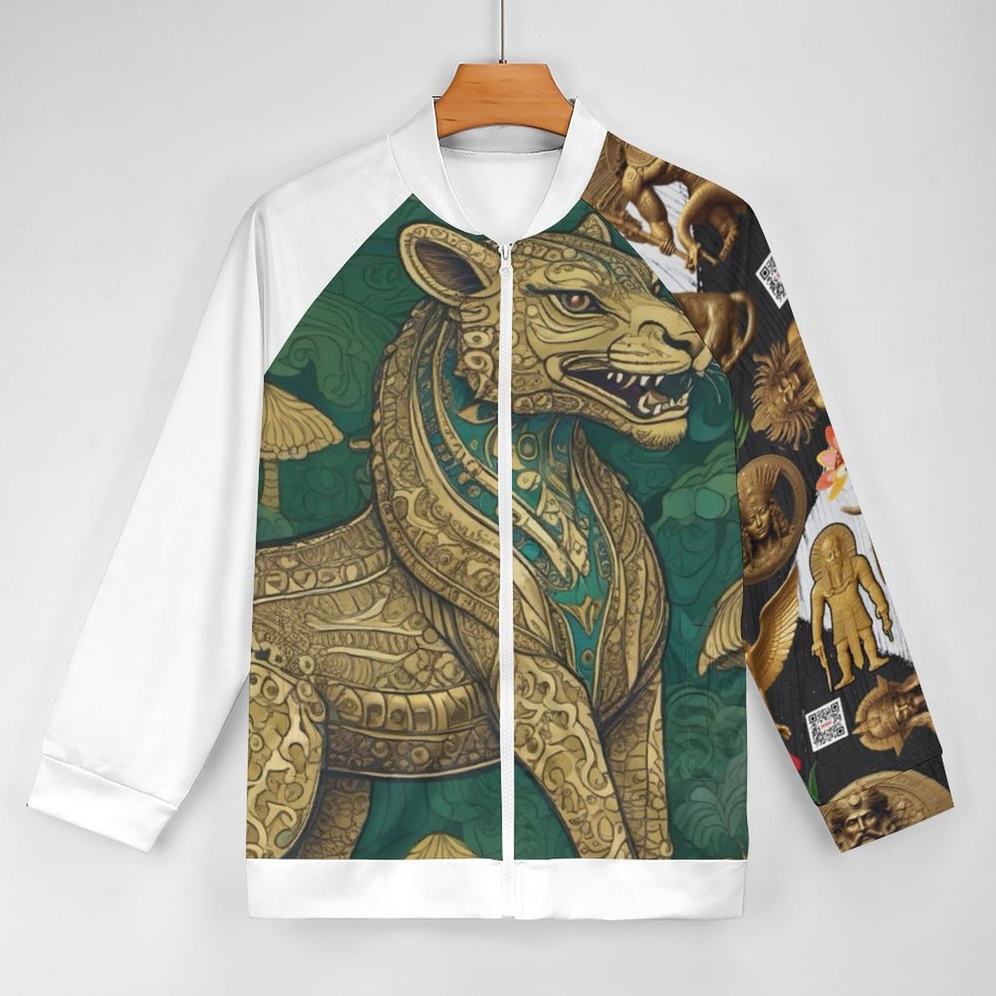 Raglan Zip-up Shirt WY10 (All-Over Printing)