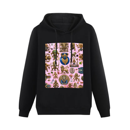 DTG 255gsm Cotton Printed Hoodie for Women (Front Printing)