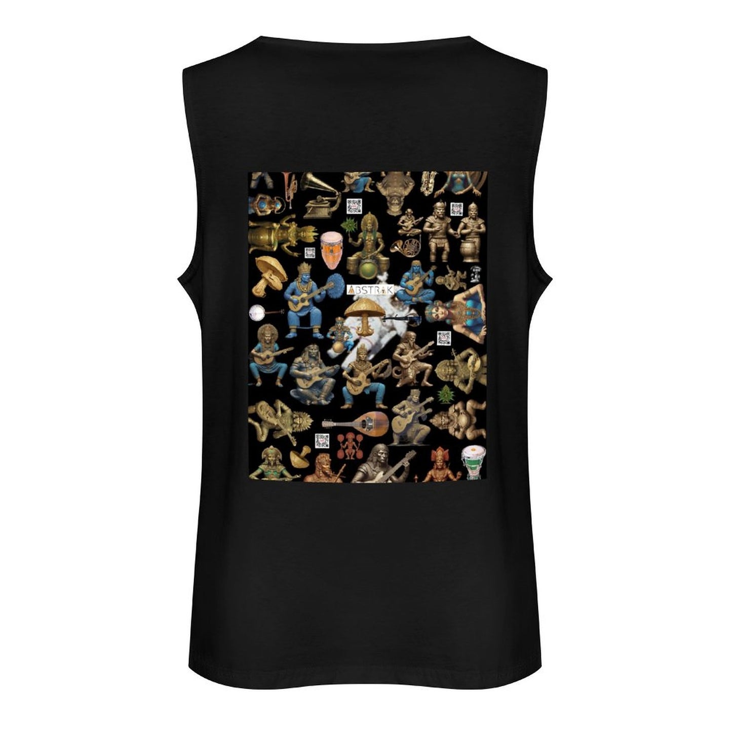 DTF 160gsm Men's Cotton Tank Top BX (Dual-sided Printing)