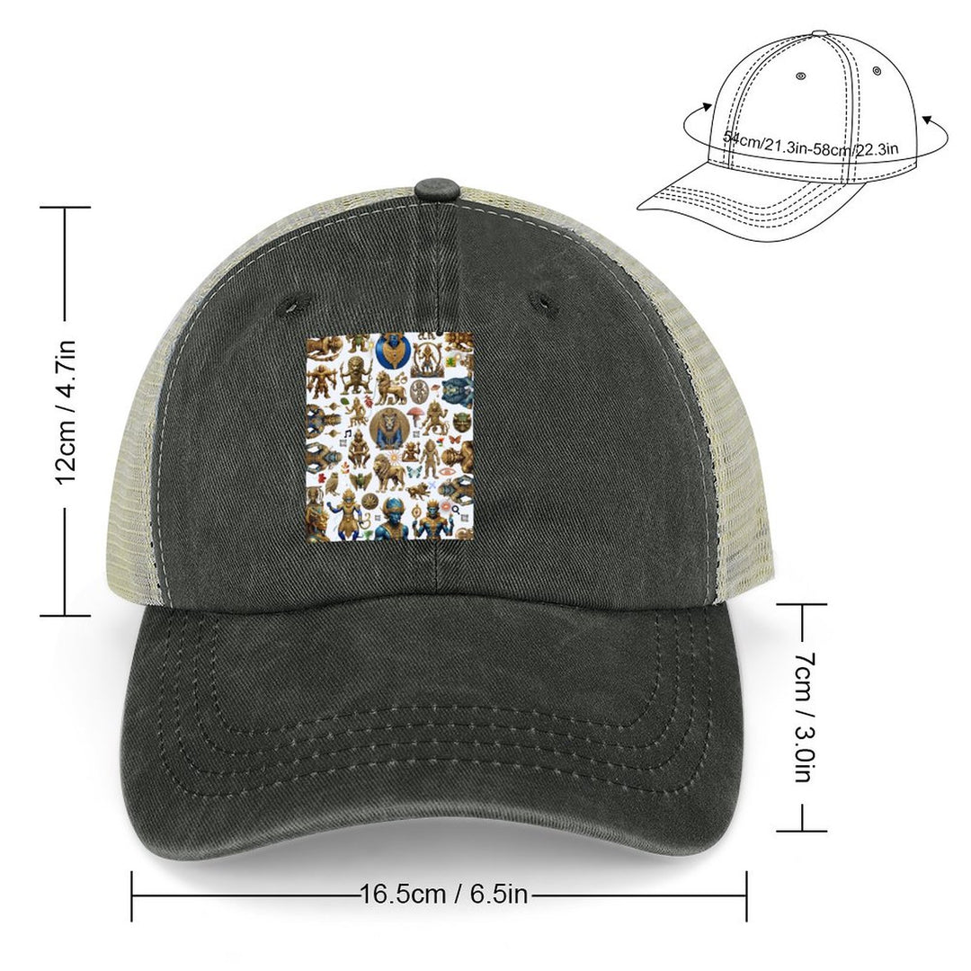 Cotton Trucker Hat for Casual Style