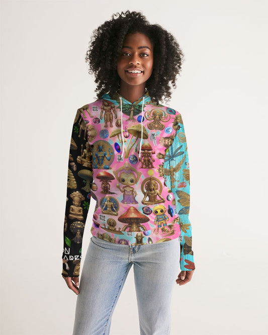 Abstrak dragonfly Women's All-Over Print Hoodie