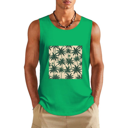 DTF 160gsm Men's Cotton Tank Top BX (Dual-sided Printing)