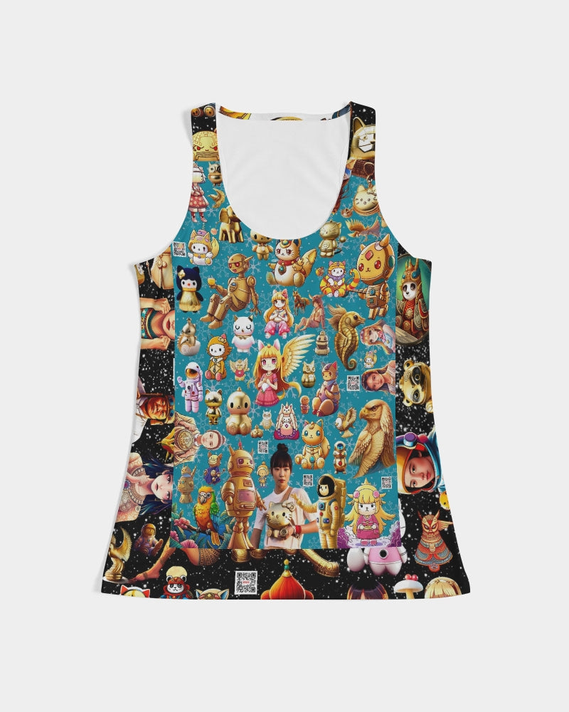 Womens Abstrak Women's All-Over Print Tank